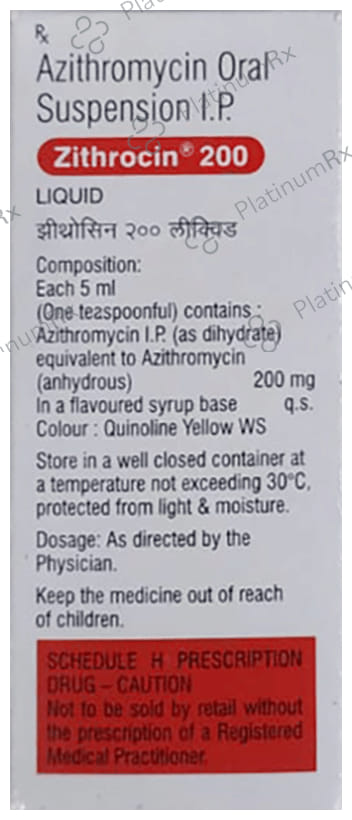Zithrocin 200/5ml Syrup 15ml