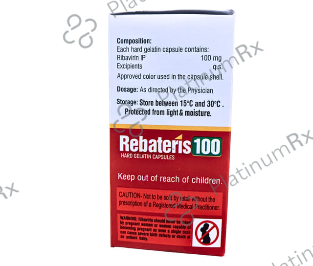 Rebateris 100mg Capsule 168s