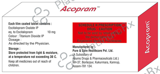 Acopram 10mg Tablet 10s