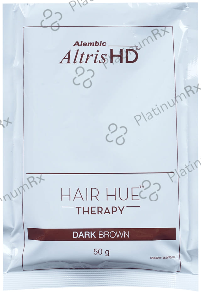 Altris HD Hair Hue Therapy Colour Dark Brown Sachet 3s