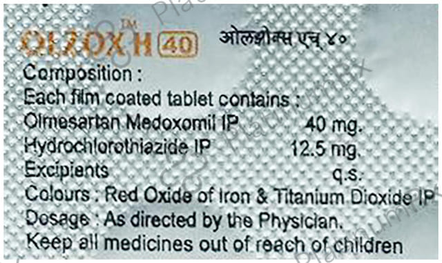 Olzox H 12.5/40mg Tablet 15s