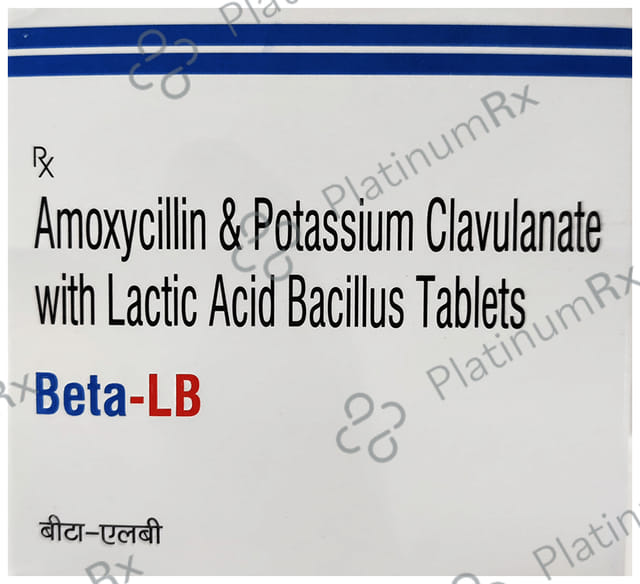 Beta LB 500/125mg Tablet 6s
