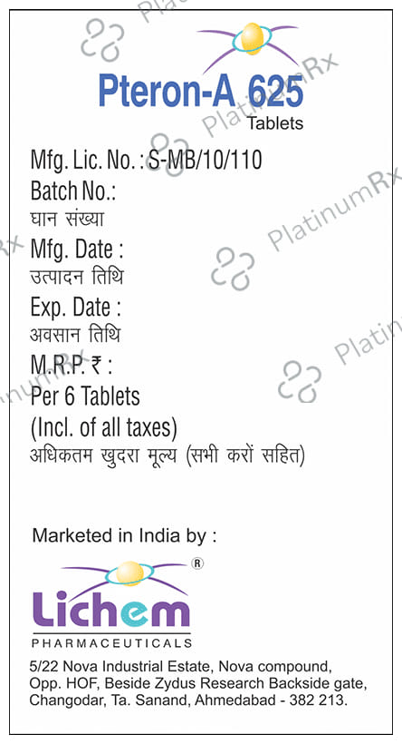 Pteron-A 625 Tablet
