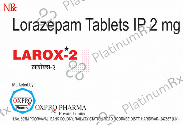 Larox 2mg Tablet 10s Oxpro Pharma Pvt. Ltd.