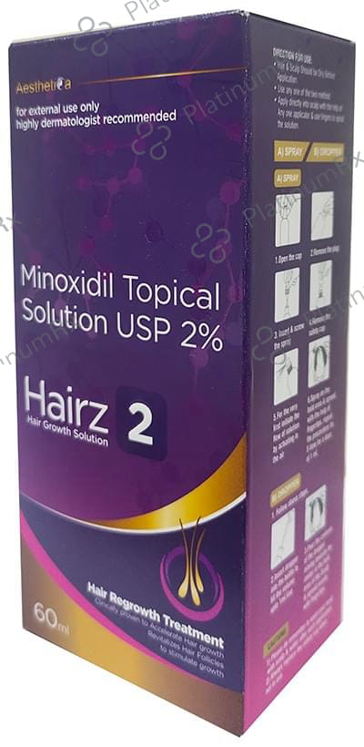 Hairz 2% Hair Growth Solution 60ml