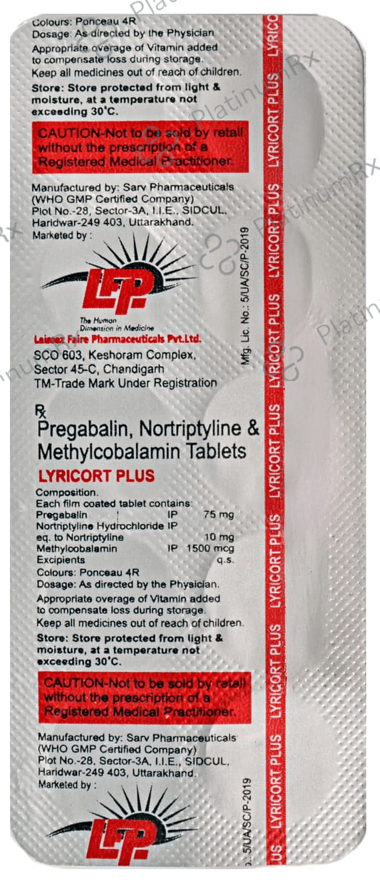 Lyricort Plus Tablet 10s