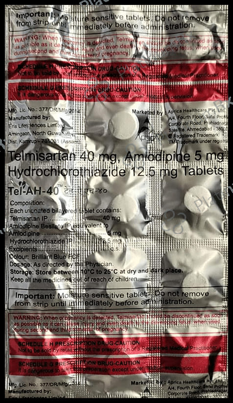Tel AH 40mg Tablet 15s