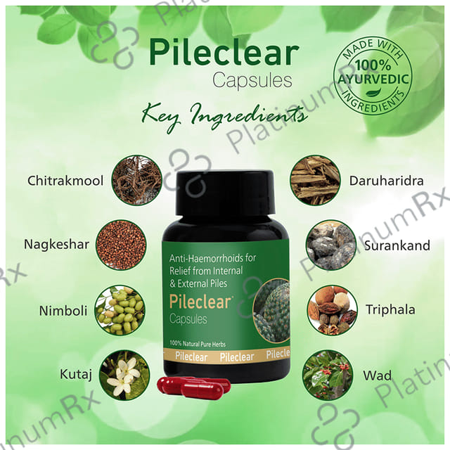 Pileclear Capsule (10 Each) 1 Bottle