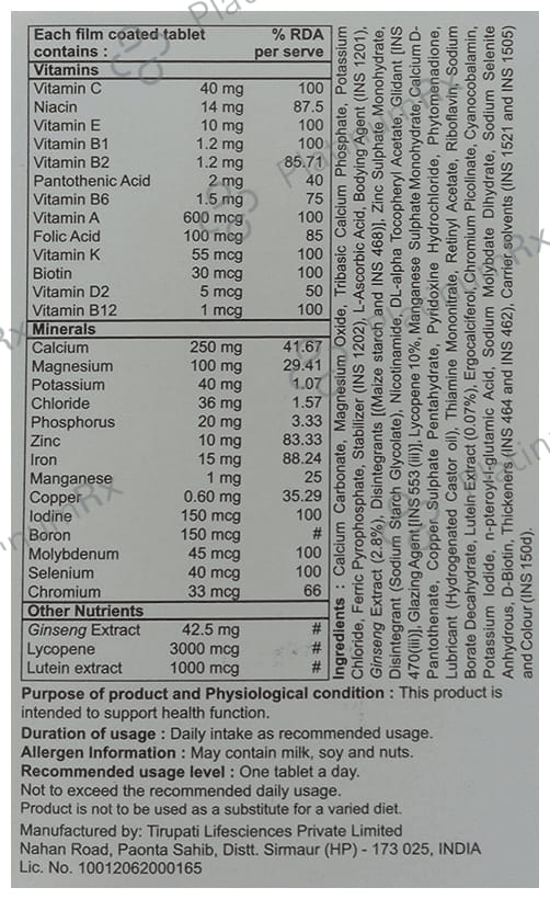 Healing Pharma Healvital Pro Tablet
