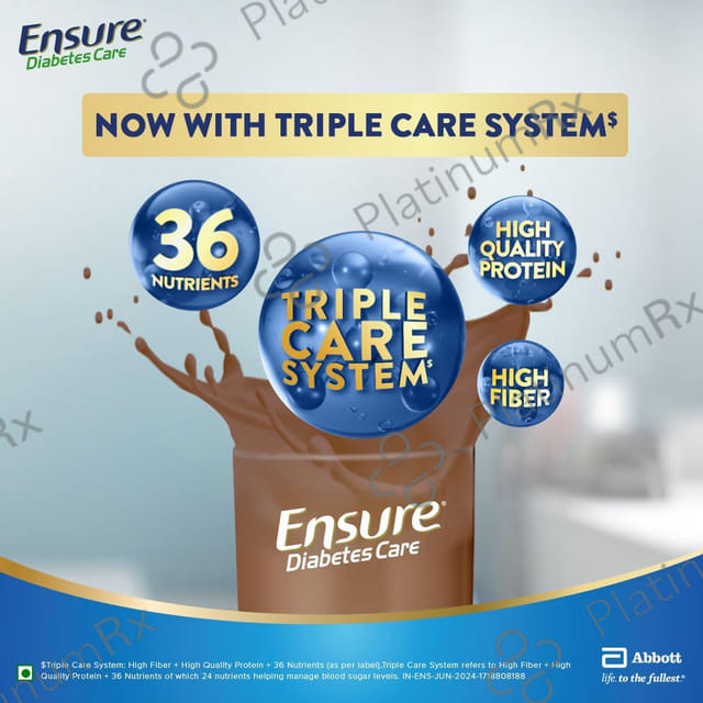 Ensure Diabetic Chocolate Refill Powder 375gm