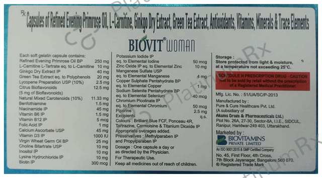 Biovit Woman Capsule 10s