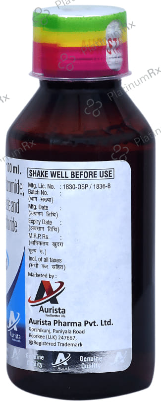 Aurakof-DX Syrup Sugar Free