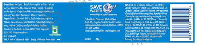 Colgate Maxfresh with Cooling Crystals Anticavity Peppermint Ice Toothpaste 80gm