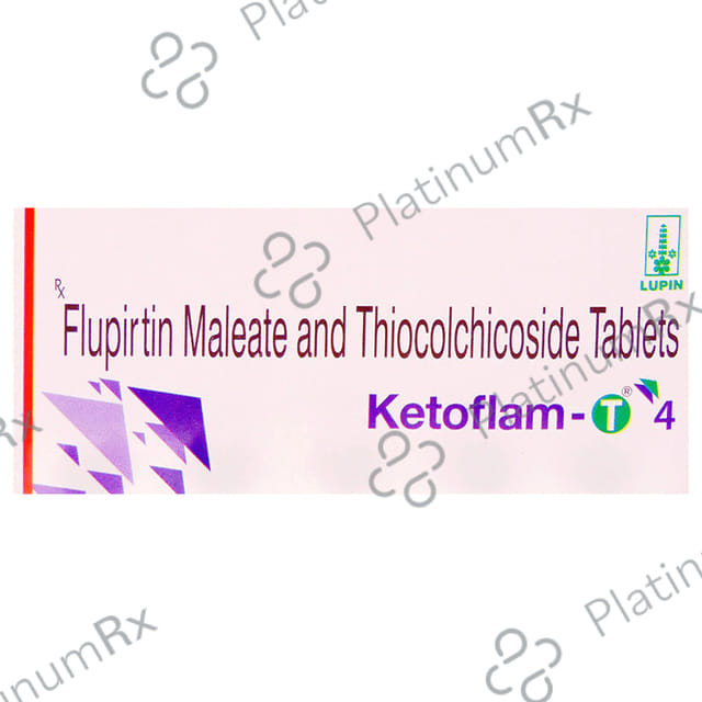 Ketoflam T 100/4mg Tablet 10s