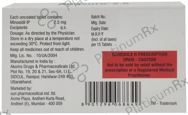 Anasure 2.5mg Tablet 15s