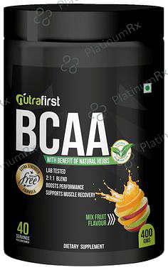 Nutrafirst BCAA Protein with Benefit of Natural Herbs Mix Fruit Sugar Free