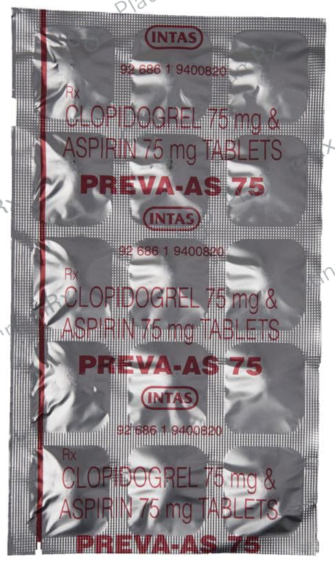 Preva AS 75/75mg Tablet 15s