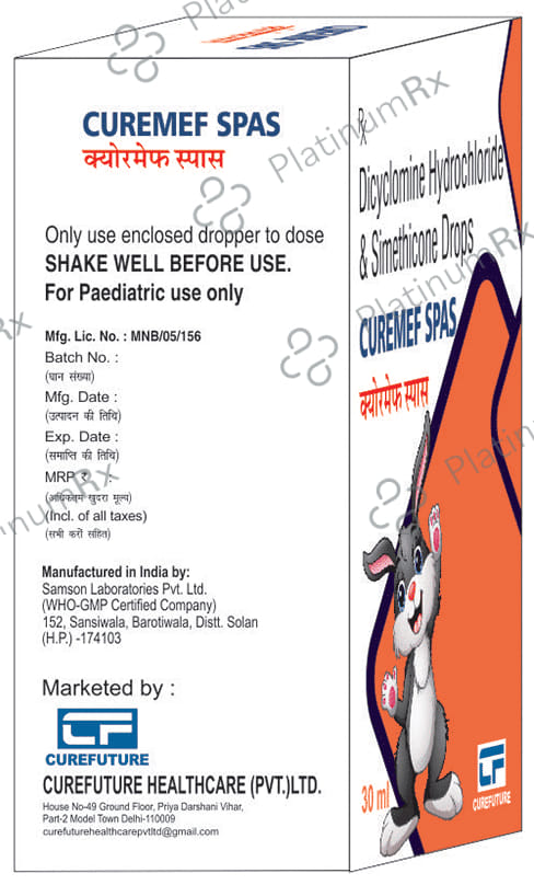 Curemef Spas Oral Drops