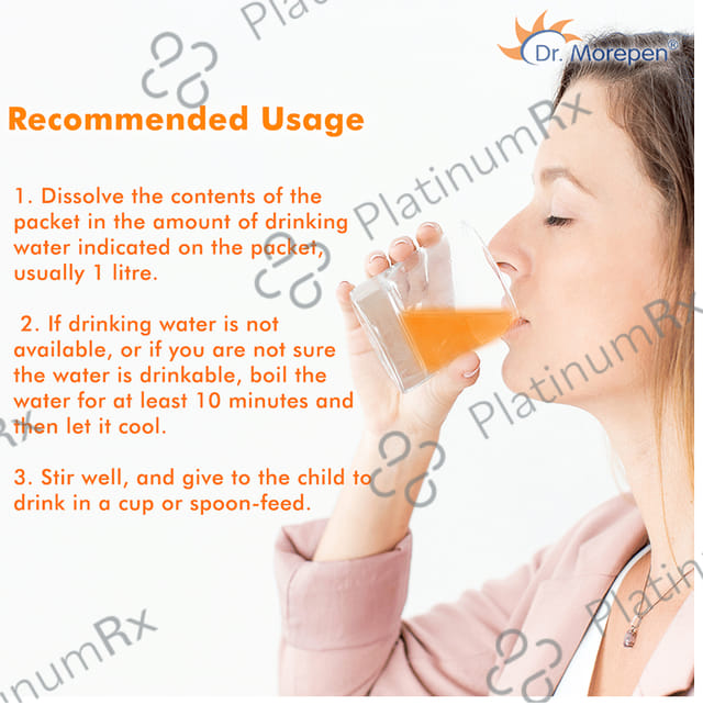 Dr. Morepen Premium ORS Ready to Drink Orange Flavour 200ml