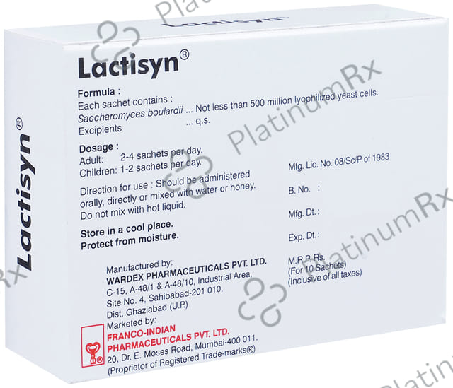 Lactisyn 500M Sachet 1gm