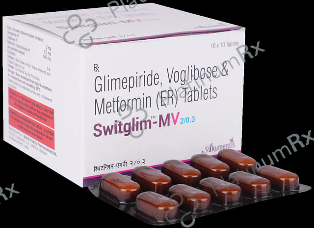 Switglim MV 2/500/0.3mg Tablet ER 10s