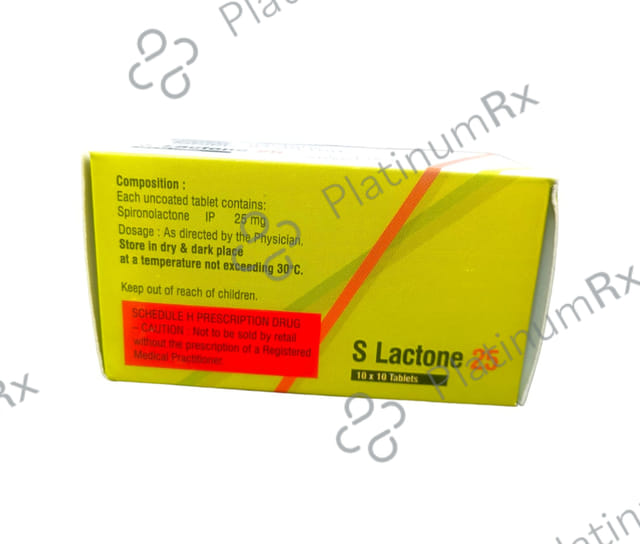 S Lactone 25mg Tablet 10s