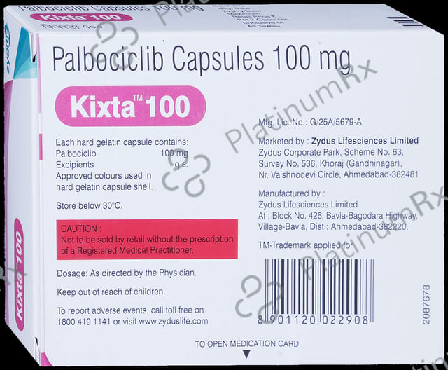 Kixta 100mg Capsule 21 Capsule