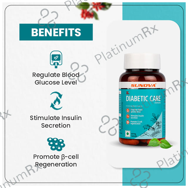 Sunova Diabetic Care Veg Capsule