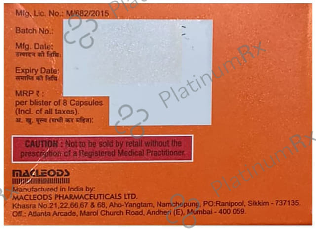 Macbrite D3 Soft Gelatin Capsule 8s
