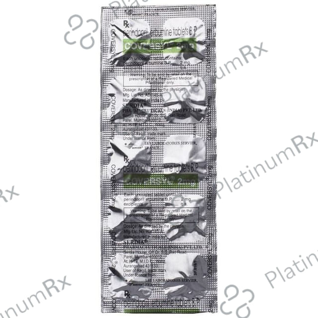 Coversyl 2mg Tablet 10s