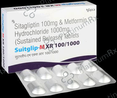 Suitglip M XR 100/1000 Tablet