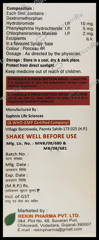 Agelite DX 2/10/5mg Syrup 100ml