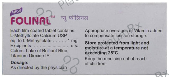 New Folinal 1000mcg Tablet 10s