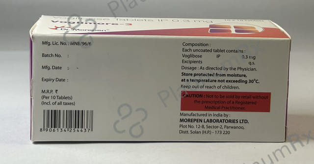 Voglimore 0.3mg Tablet 10s