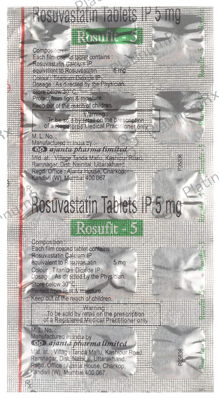 Rosufit 5mg Tablet 15s