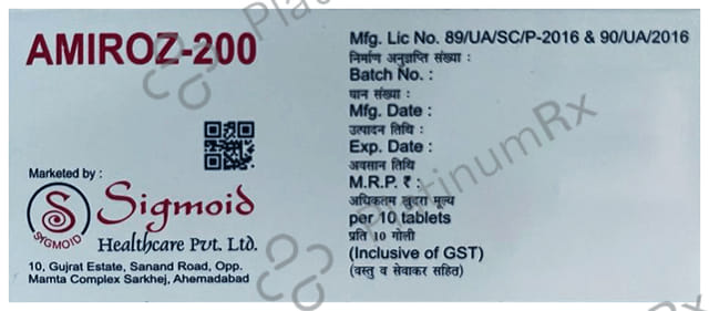 Amiroz 200mg Tablet 10s