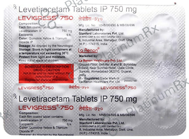 Levigress 750mg Tablet 10s