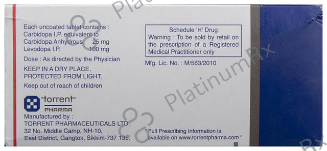 Tidomet Plus 25/100mg Tablet 10s
