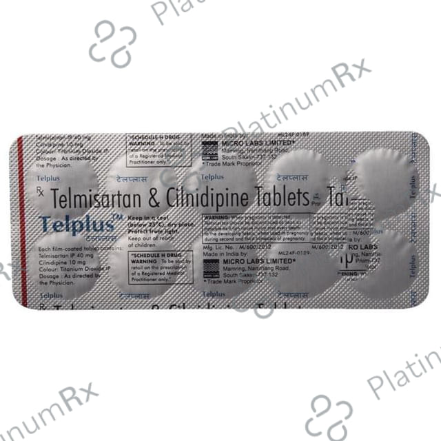 Telplus 10/40mg Tablet 10s
