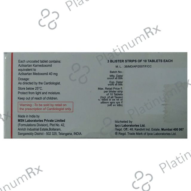 Alwiz 40mg Tablet 10s