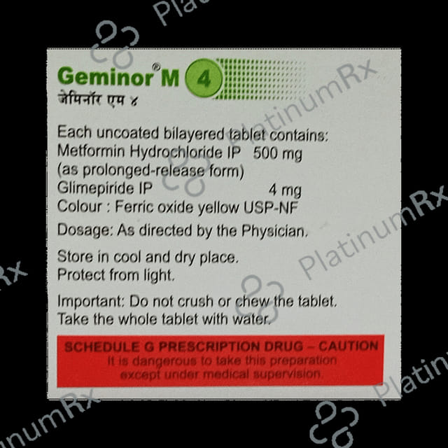 Geminor M 4 Tablet PR