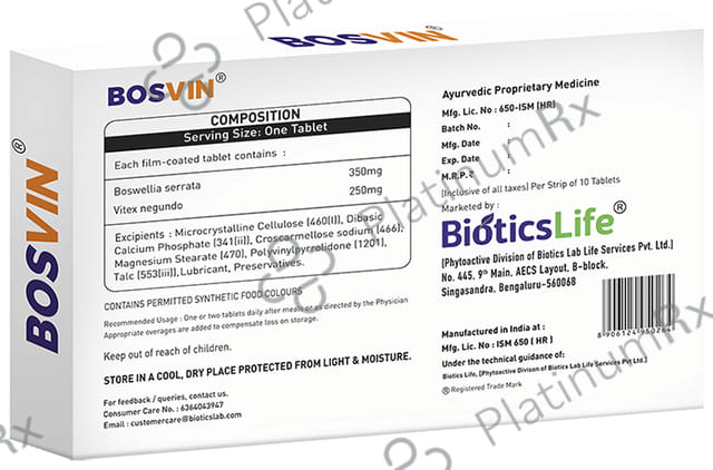 BioticsLife Bosvin Tablet