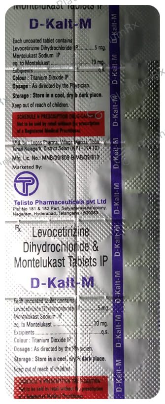 D Kalt M 5/10mg Tablet 10s