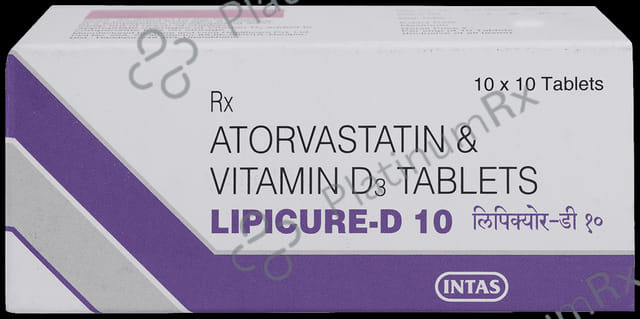 Lipicure D 10/1000IU Tablet 10s
