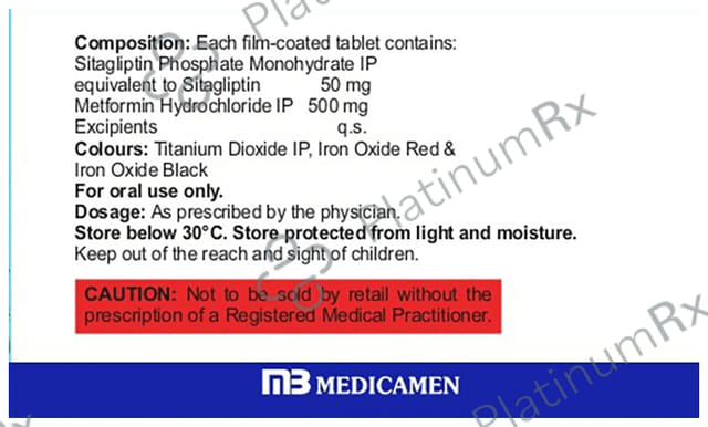 Sitawow M 50/500 Tablet