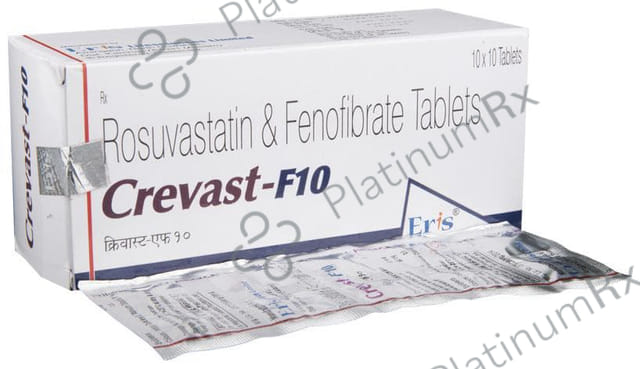 Crevast F 67/10mg Tablet 10s