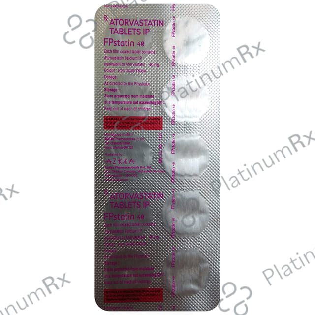 Fpstatin 40 Tablet 10 tablets