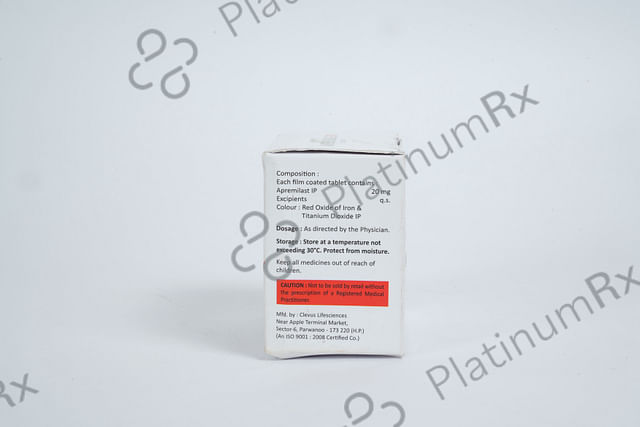 Apresias 20mg Tablet 4s