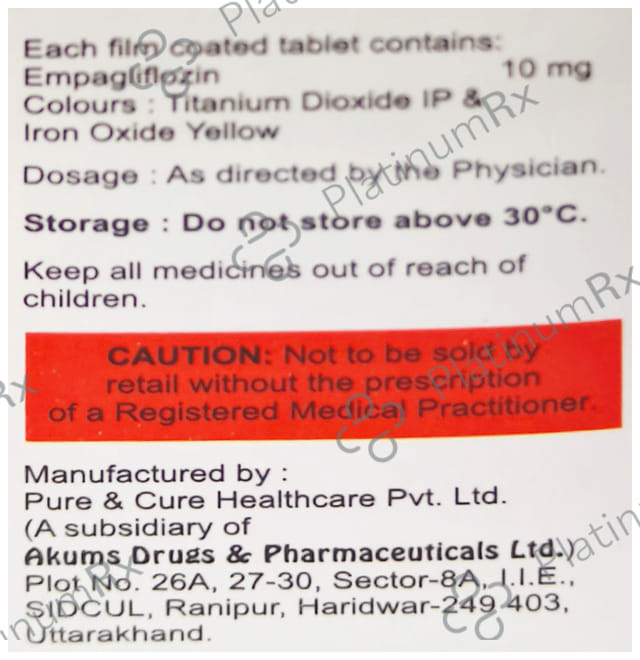 Empajet 10mg Tablet 10s