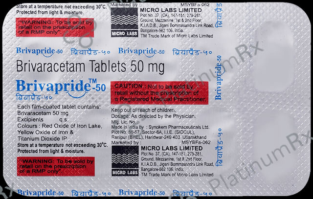 Brivapride 50mg Tablet 10s